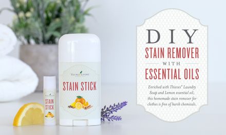 DIY stain remover with essential oils
