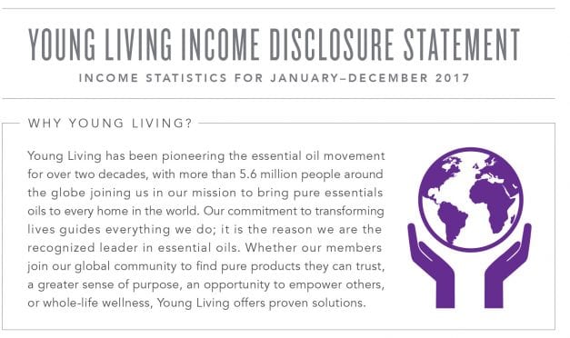 Young Living Income Disclosure