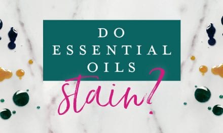 Do essential oils stain?