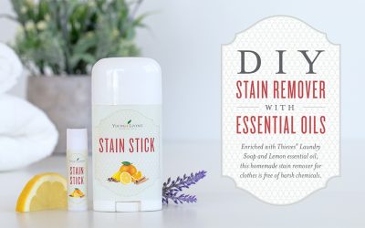 DIY stain remover with essential oils