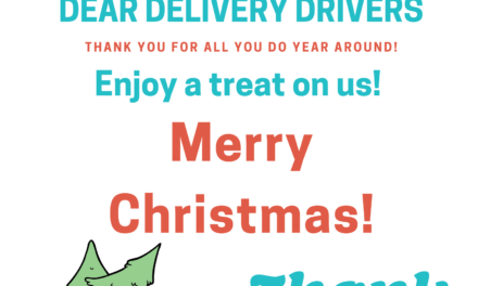 Dear Delivery Driver Free Printable