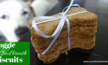 Bad Breath busting biscuits for your dog!