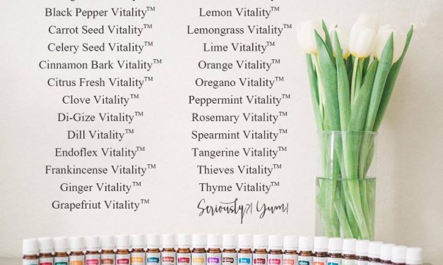 Young Living’s full vitality line of essential oils!
