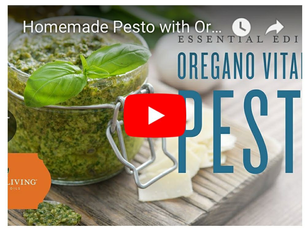 Easy Tasty Pesto with Oregeno Vitality!
