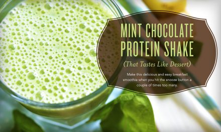Mint Chocolate Protein Shake   Delish!