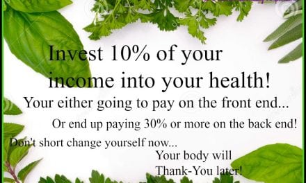 Have you thought about your health as a investment?