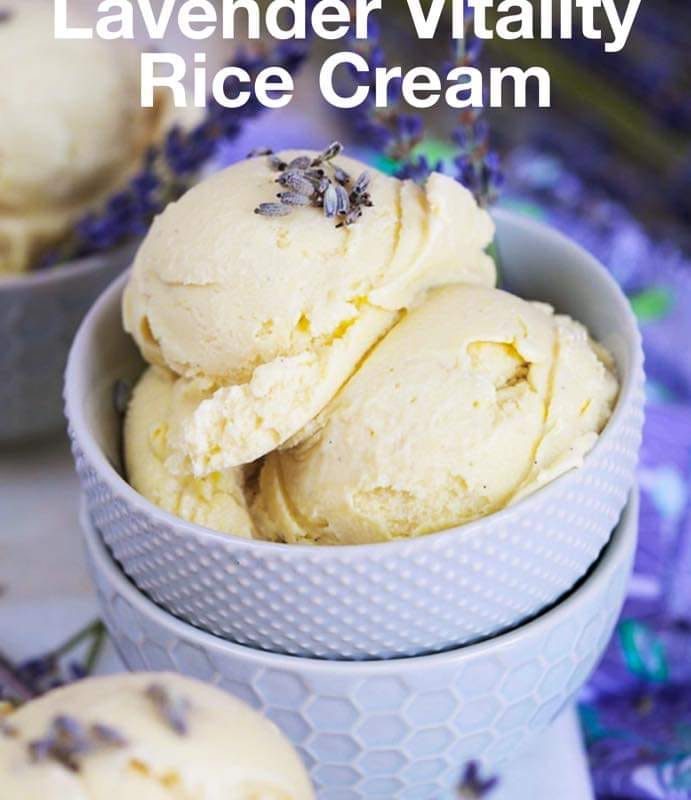 Lavender Rice Cream…Dairy Free and oh so Delish!!!!