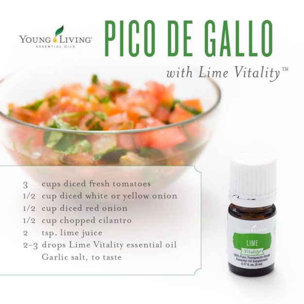 Just the right touch of Lime for the best Pico De Gallo!