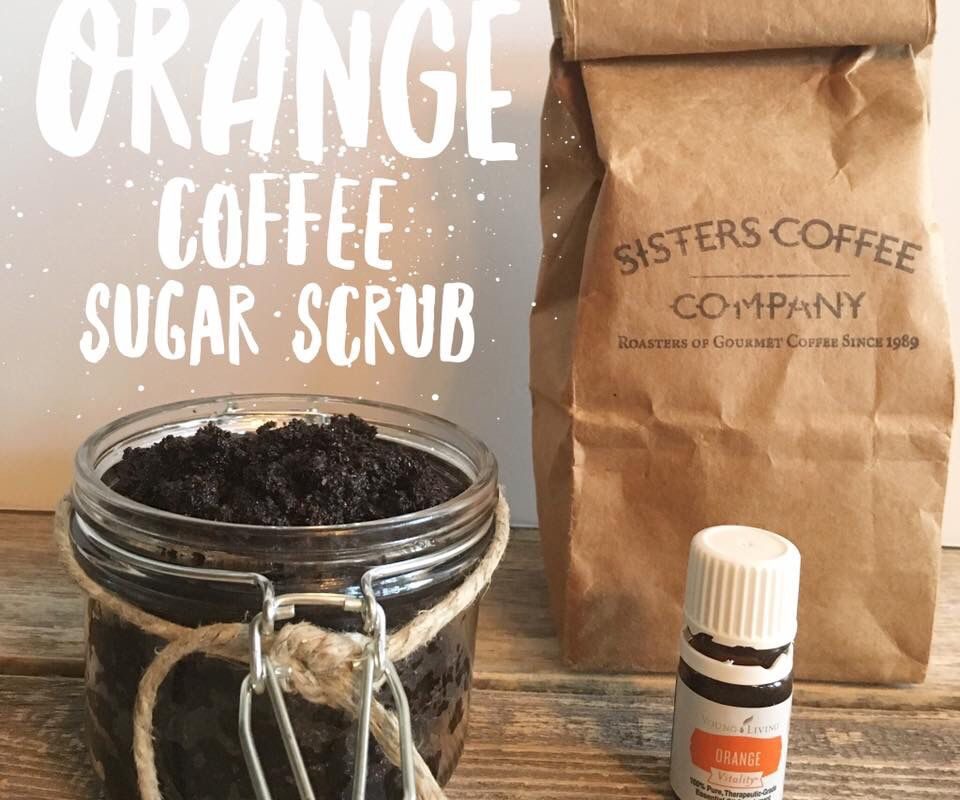 Orange and Coconut Coffee Scrub…At a fraction of store bought!