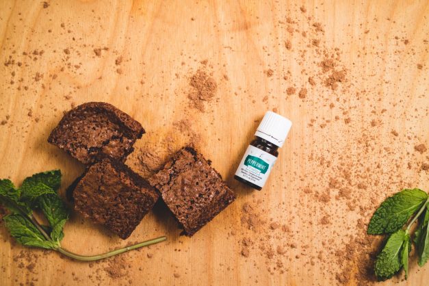 Disappearing Peppermint Brownies