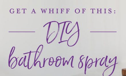 DIY bathroom spray