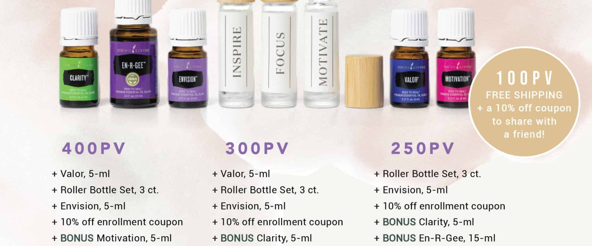 March 2022 Young Living Promotions (Gifts)