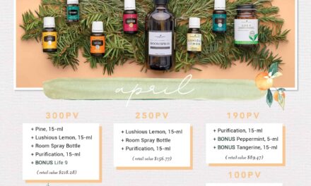 April Young Living Promotions / Gifts