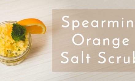 Spearmint Orange Salt Scrub
